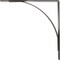 Ekena Millwork Morris Steel Bracket, Hammered Dark Bronze 3"W x 22"D x 22"H BKTM03X22X22MOHDB - alternate 7